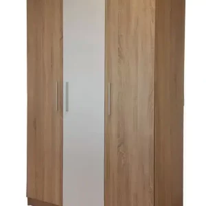 Dulap Sonoma, Stejar Sonoma si Alb,L135xH200xA50 cm