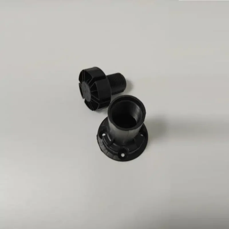 Picior bucatarie H100 mm, Negru, set de 8 buc