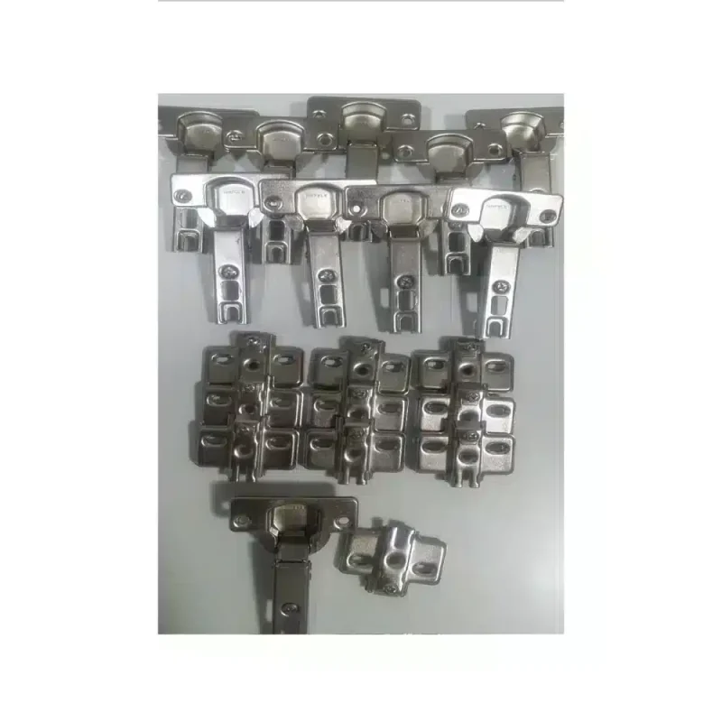 Set de 10 balamale aplicate Hafele, cu placute incluse.