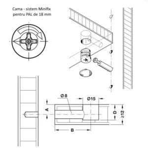 100 came demontabili Hafele