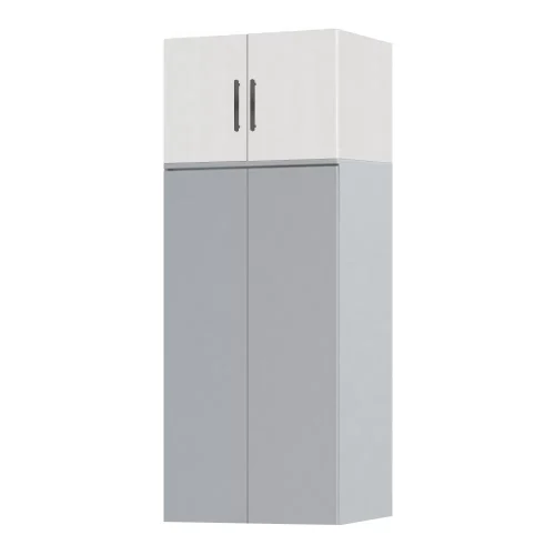 Suprapozabil cu 2 usi PAL Alb si Sonoma cu L 80 cm si A 40 cm