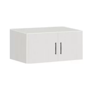 Suprapozabil cu 2 usi PAL Alb si Sonoma cu L 80 cm