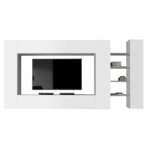 Living Broadway PAL alb, cu 5 usi, corpuri sufragerie