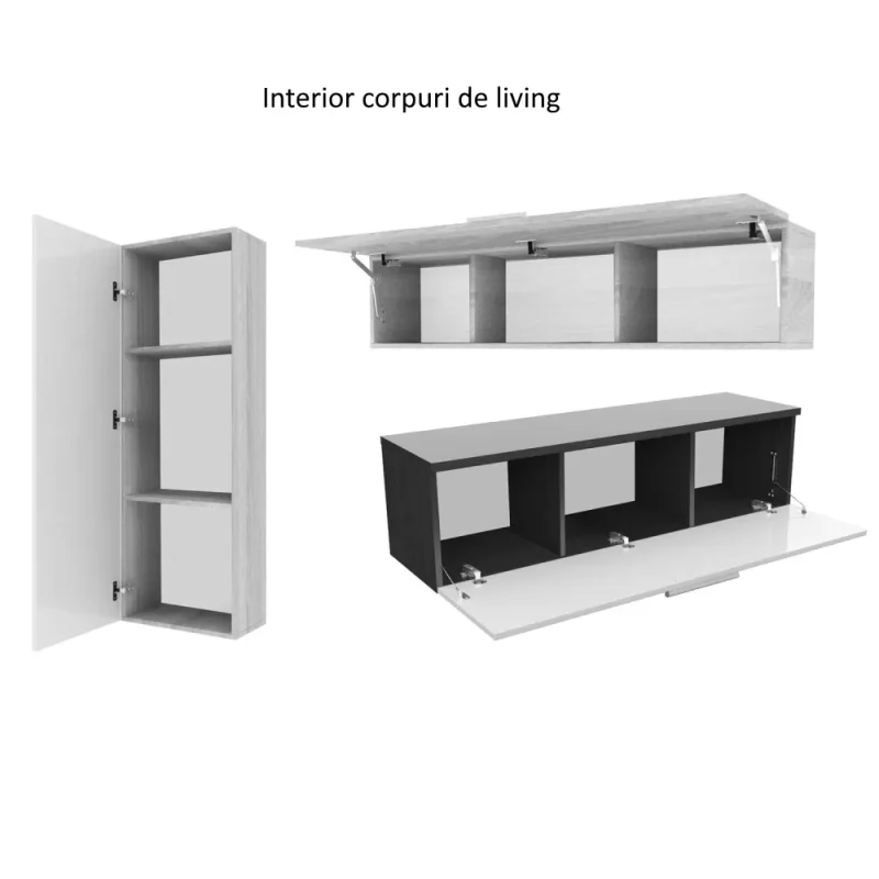 interior dulap living orizontal vertical