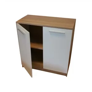 Mobilier dormitor, living, hol din PAL, comoda Stejar Sonoma si alb