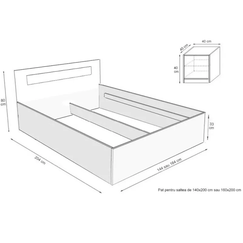 Mobilier pat dormitor
