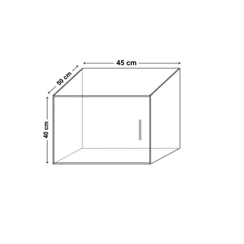 schita suprapozabil 1 usa cu maner sau buton