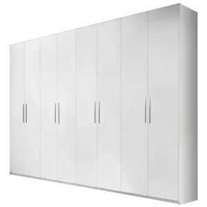 Dulap cu 8 usi polite si bare de haine