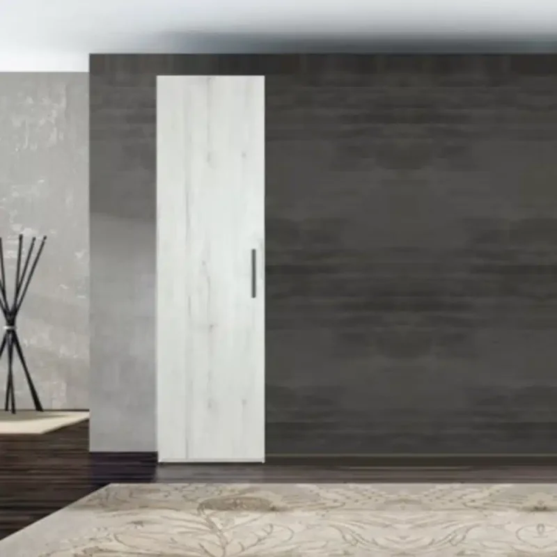 Dulap 1 usa Stejar Monaco Alb 1 Dulap 1 usa 5 polite stejar Monaco