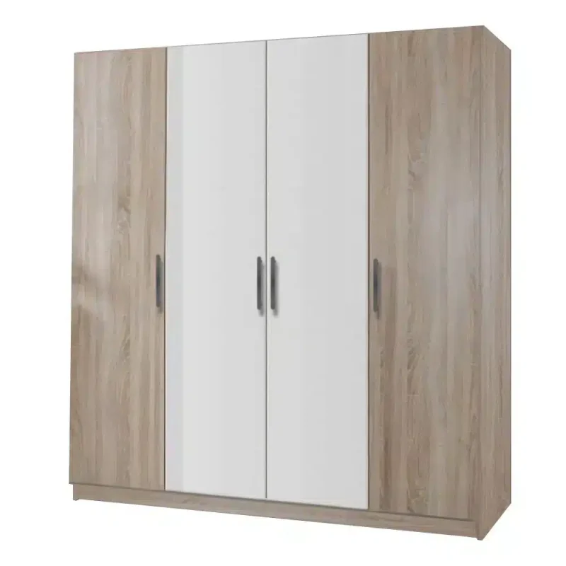 dulap Salonic PAL Sonoma si Alb