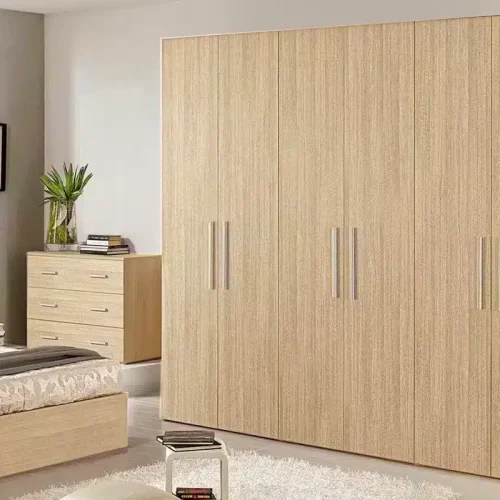 Sifonier Mondo 6U Bardolino, 220x240x50 2 Dulap Mondo 6, Stejar Sonoma, L240xH220xA50 cm, balamale cu amortizor