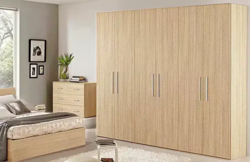 Dulap Mondo 6, Stejar Sonoma, L240xH220xA50 cm, balamale cu amortizor