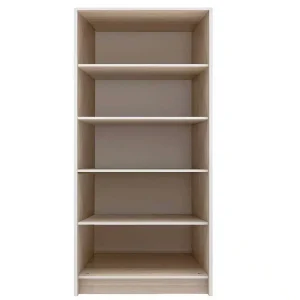 Dulap 2 usi 4 rafturi, Sonoma 200x90x50 4 Dulap E4, Sonoma, cu 4 etajere, L90xH200xA50 cm