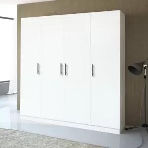 Dulap Salonic Alb L180 x H200 x A50 cm