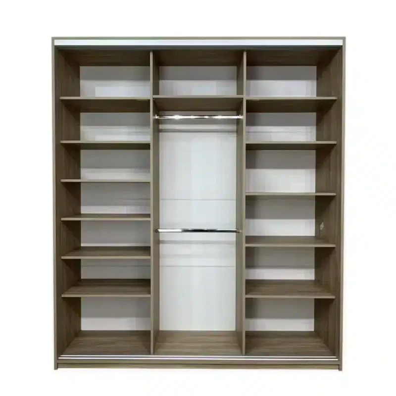 Dressing cu usi culisante Stejar Urban / Grafit / Gold / Cashmere