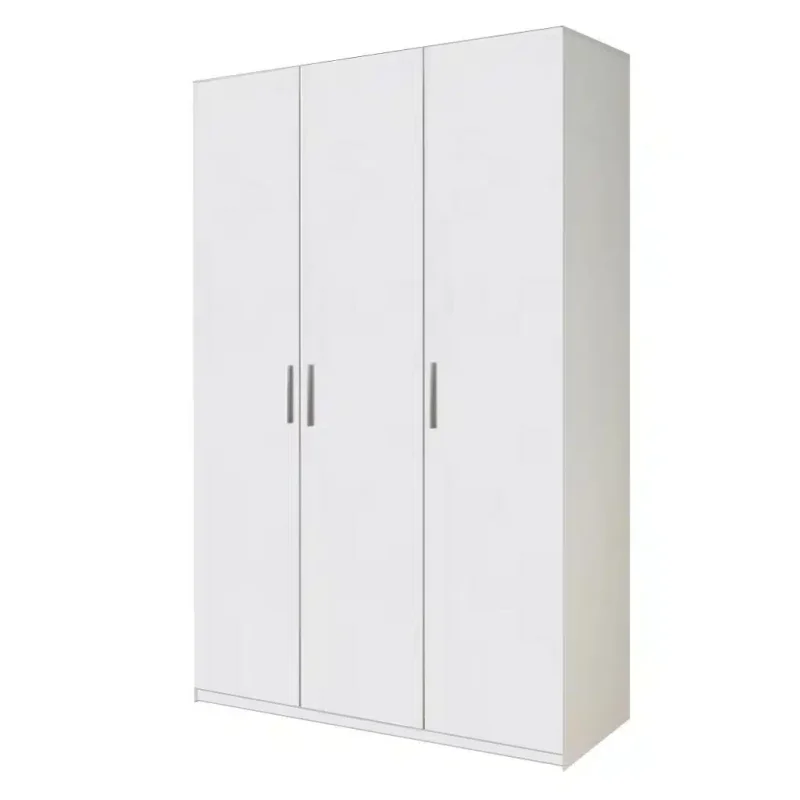 Dulap depozitare cu 3 usi, 4 polite, 2 bare haine