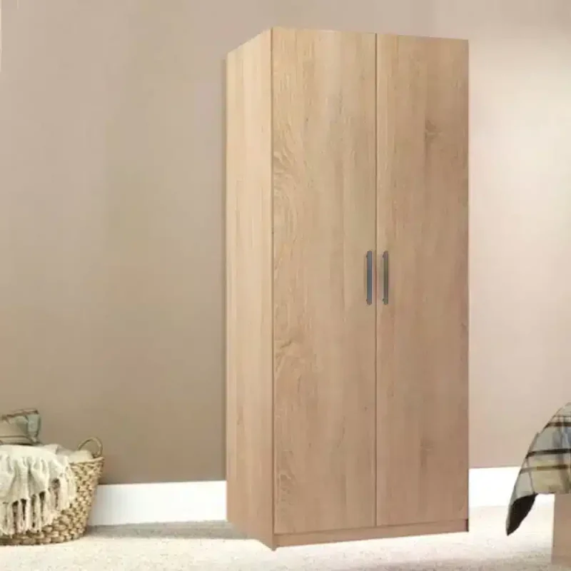 Dulap Toby Sonoma 3191 7 dulap Toby Hobbit cu 4 polite mobile din PAL Stejar Sonoma cu manere metalice