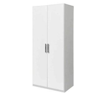 sifonier cu 2 usi si 4 etajere din PAL Alb de 18 mm si cant ABS