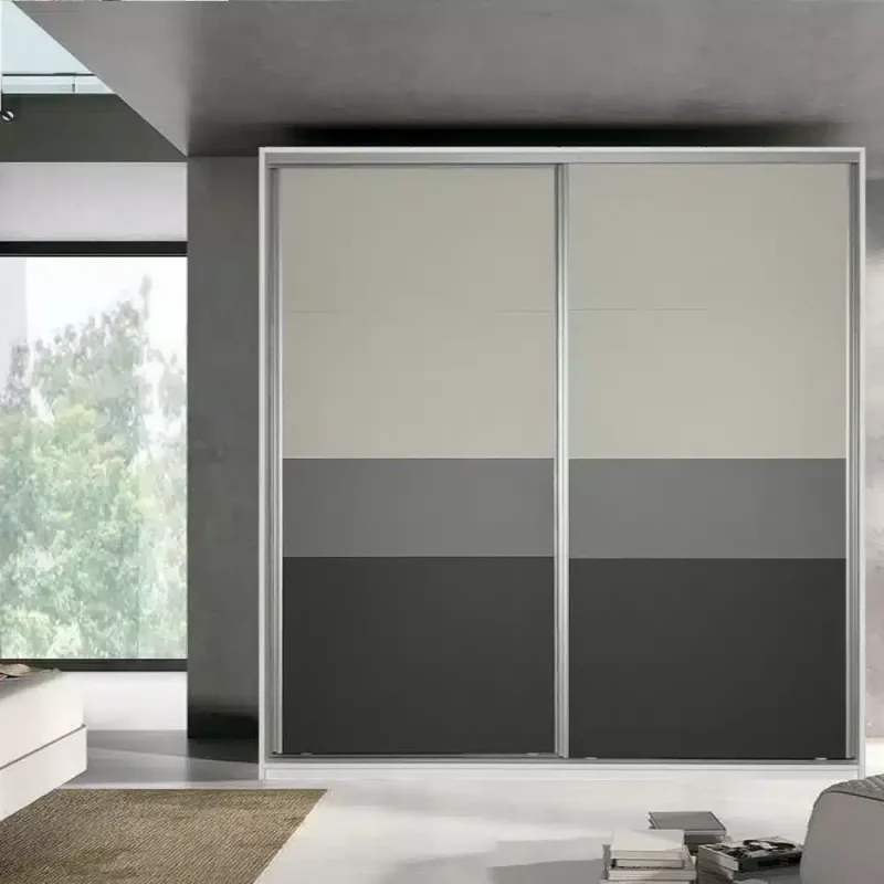 Dressing cu usi culisante 4f din PAL Alb / Grafit / Gri / Cashmere