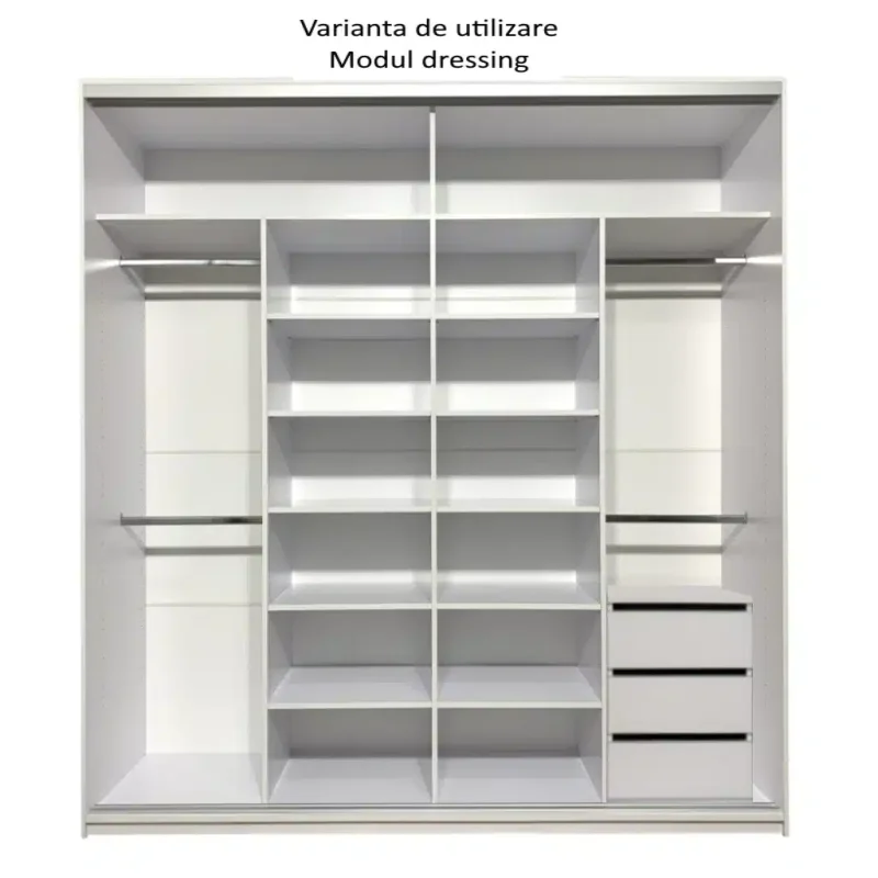 schita dressing 240 x 240 cu modul