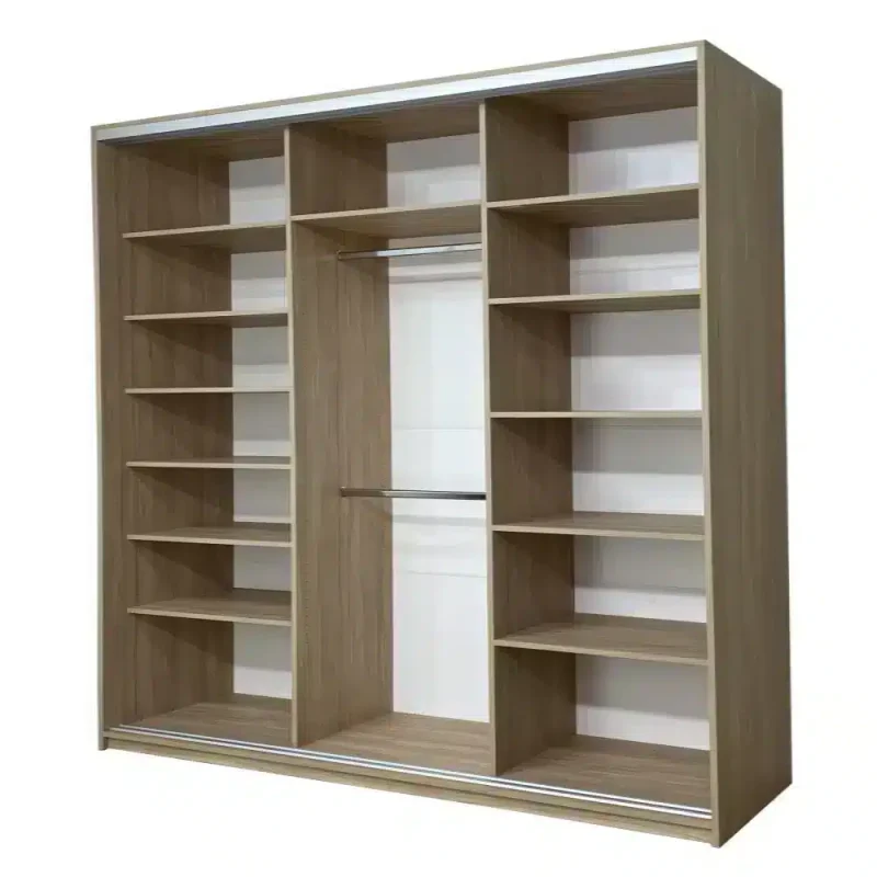 Dressing cu usi culisante 4f Cadrul Stejar Urban Usi Albe