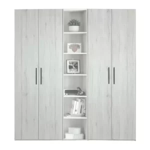 Dulap Mondo cu Etajera din PAL Stejar Monaco