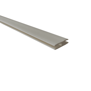 Profil H, Alb, PVC, pentru imbinare PFL, lungime 2 m, set de 10 bucati