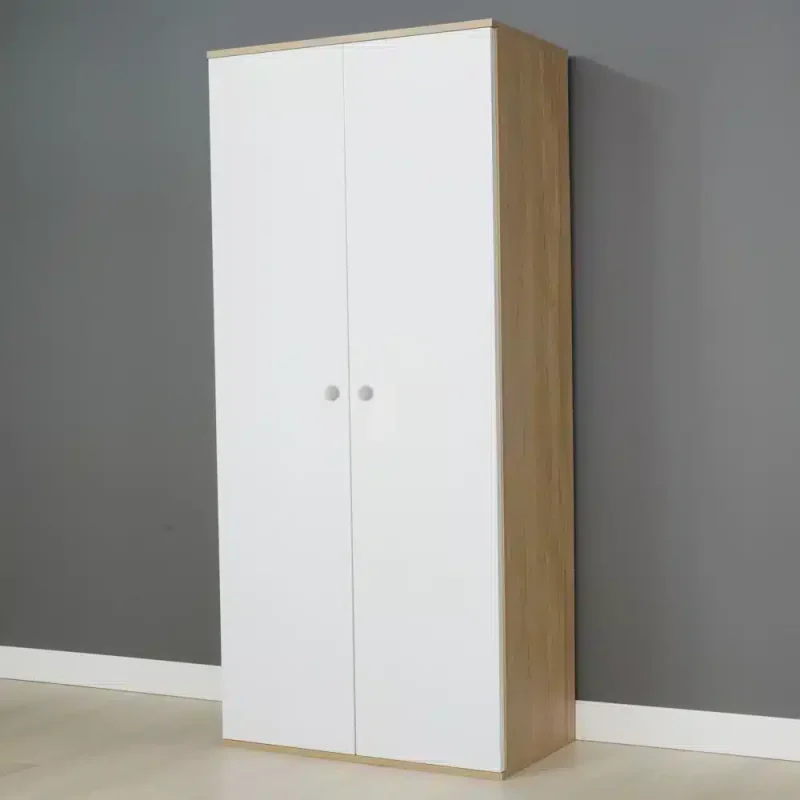 dulap pantofar din PAL Stejar Urban si Alb