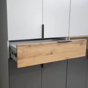 deschidere sertar pentru King 2 4 6 8 s modular din PAL Grafit Gold Gri