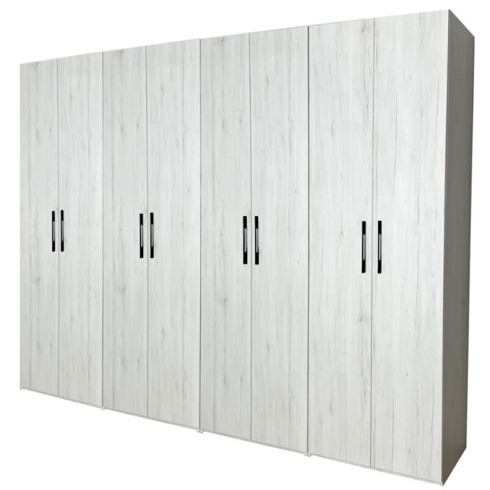 邦楽 in-d d/o/s Dulap Mondo 4 uși Stejar Negru 160x220x50 cm | Lara Modul