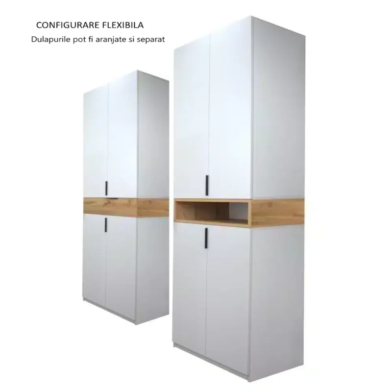 dulap king 4r gri / gold separate