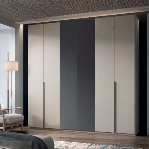 Dulap de haine cu rafturi si 4 bare haine