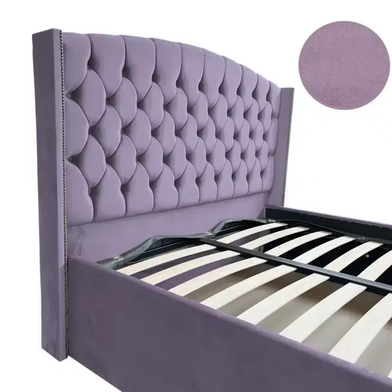 Pat Tokyo mov catifea tablia tablia pat tapitat Tokyo mov