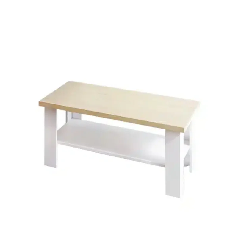 Masuta cafea Lara Verne Alb / Stejar Pietros H47 x l60 x L110 cm