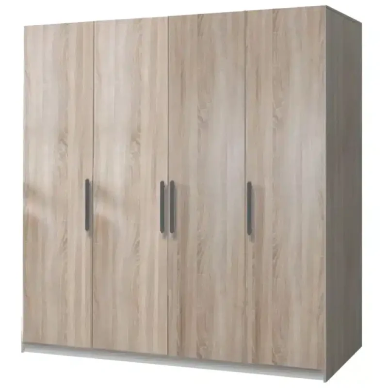 dulap Salonic cu 4 usi din PAL melaminat de 18 mm Stejar Sonoma