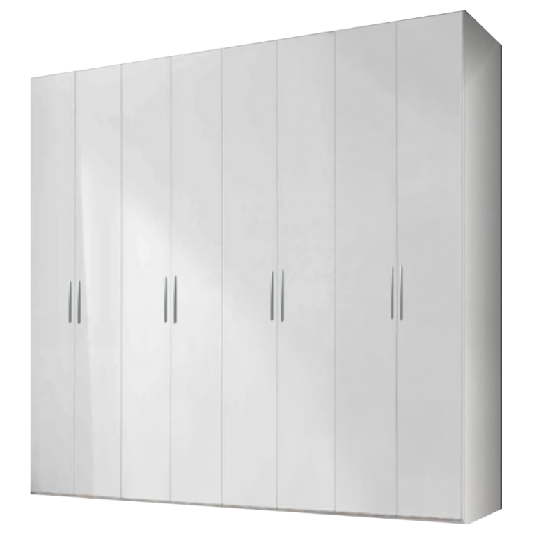 8.Dulap Mondo 8 usi alb 2 Dulap Mondo 8, Alb, L320xH220xA50 cm, balamale cu amortizor,