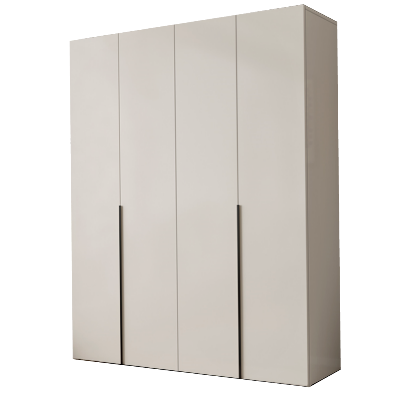 4 Dulap Mondo 4 usi Cashmere Negru 2 Dulap Mondo 4 uși cashmere mânere negre - vedere laterală