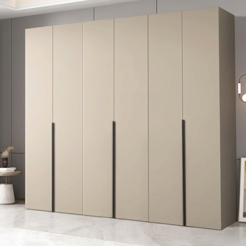 6 Dulap Mondo 6 usi Cashmere Negru 1 Dulap Mondo 6 usi cashmere manere negre - in dormitor