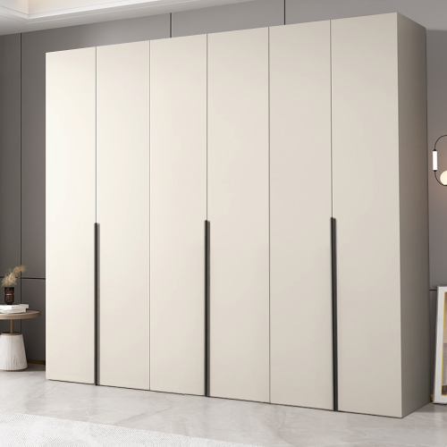 6 Dulap Mondo 6 usi Cashmere Negru 1 Dulap Mondo 6 usi cashmere manere negre - in dormitor