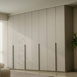 8.1 Dulap Mondo 8 usi Cashmere Negru 1 Dulap Lara Mondo 8 Usi Cashmere cu Manere Negre