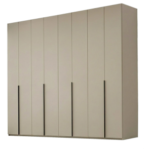 8.1 Dulap Mondo 8 usi Cashmere Negru 2 Dulap Lara Mondo 8 Usi Cashmere cu Manere Negre