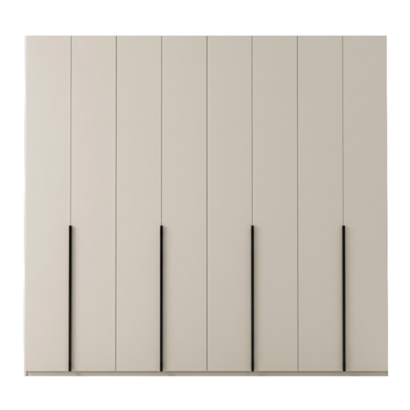 8.1 Dulap Mondo 8 usi Cashmere Negru 6 Dulap Lara Mondo 8 Usi Cashmere cu Manere Negre